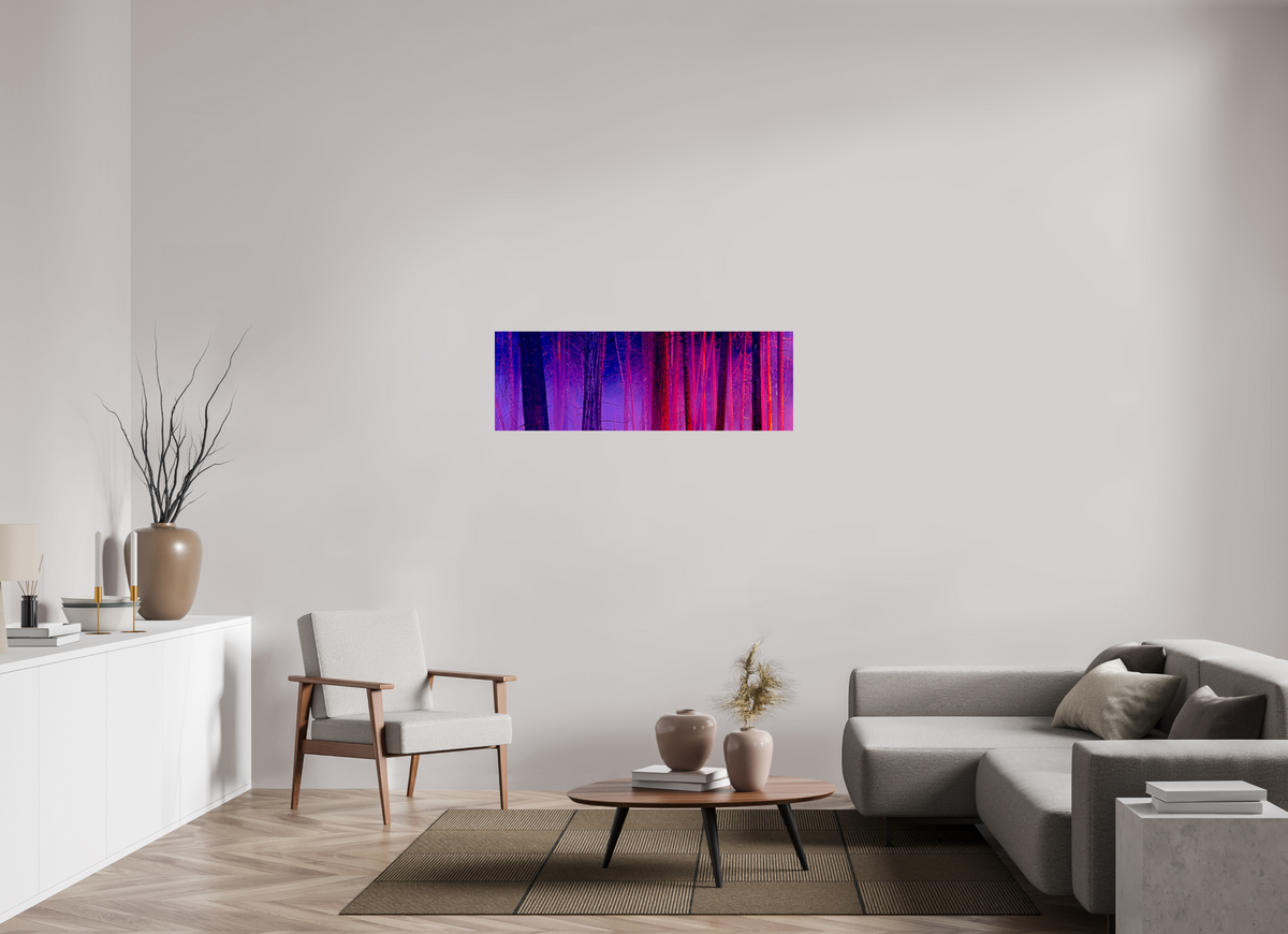 48 x 16″, Acrylic Face Mount The Color of Firelight