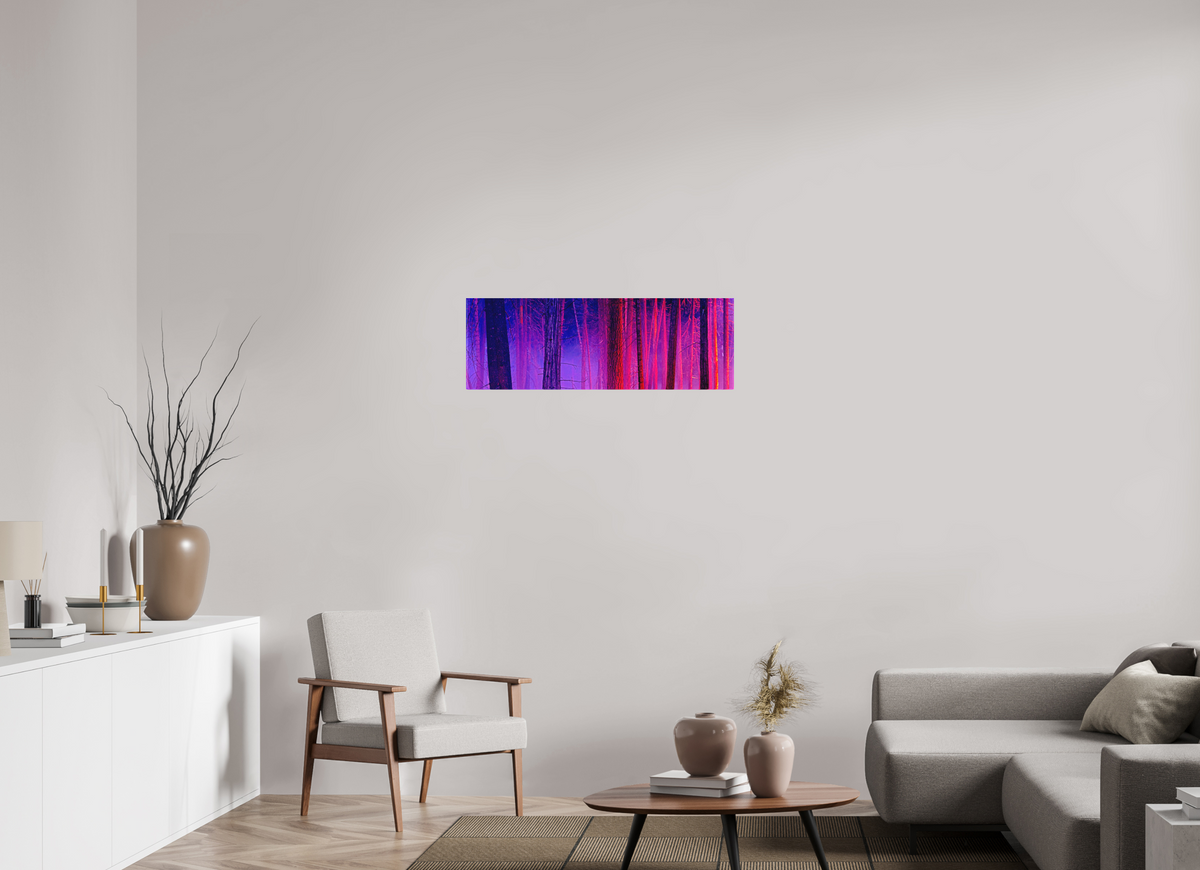 36 x 12″, Matte Canvas Wrap The Color of Firelight