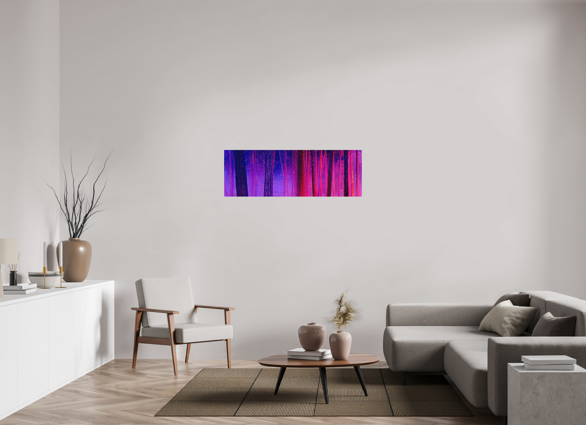 48 x 16″, Matte Canvas Wrap The Color of Firelight