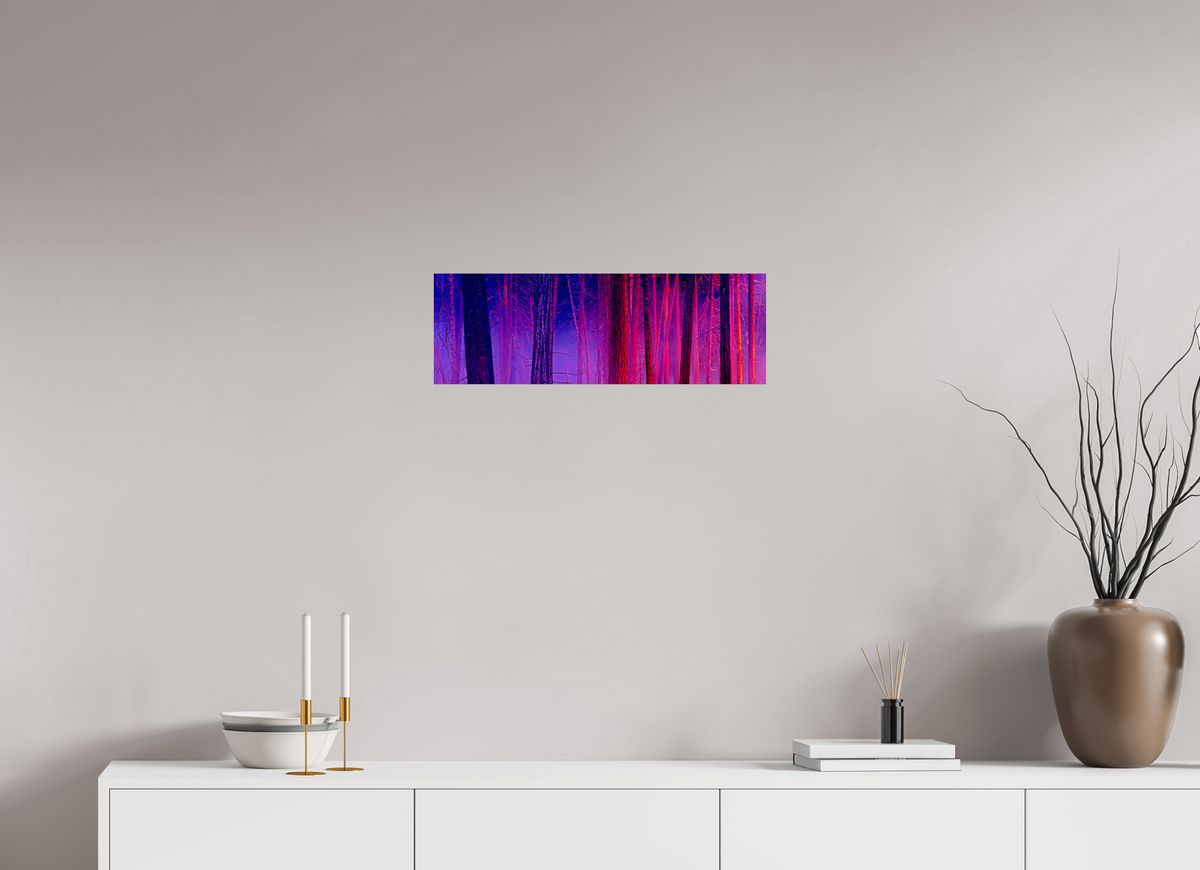 24 x 8″, Glossy Metal The Color of Firelight
